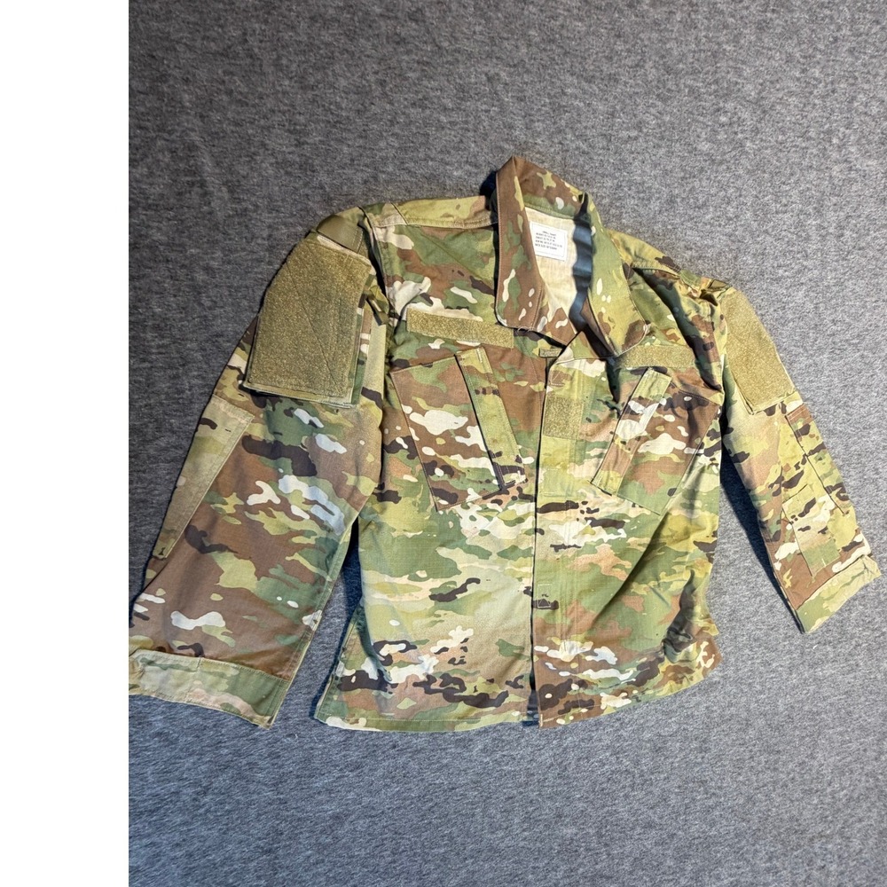 US Military OCP Multicam ACU Combat Coat Jacket Small Short 8415-01-623-5178